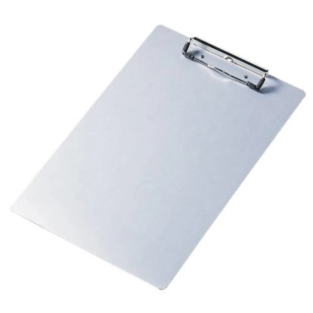 Support d'écriture A4 aluminium argenté DURABLE rigide et incassable