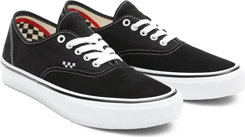 Vans Skate Authentic Noir/Blanc 42,5 - Chaussures de Skate Durables - 2