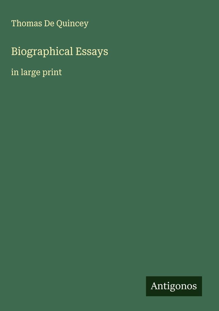 Biographische Essays