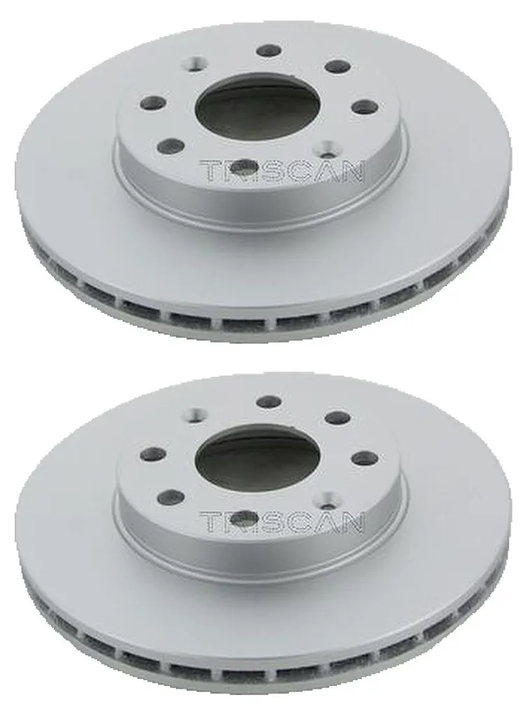 2 disques de frein ventilés TRISCAN 236 mm pour Chevrolet Aveo
