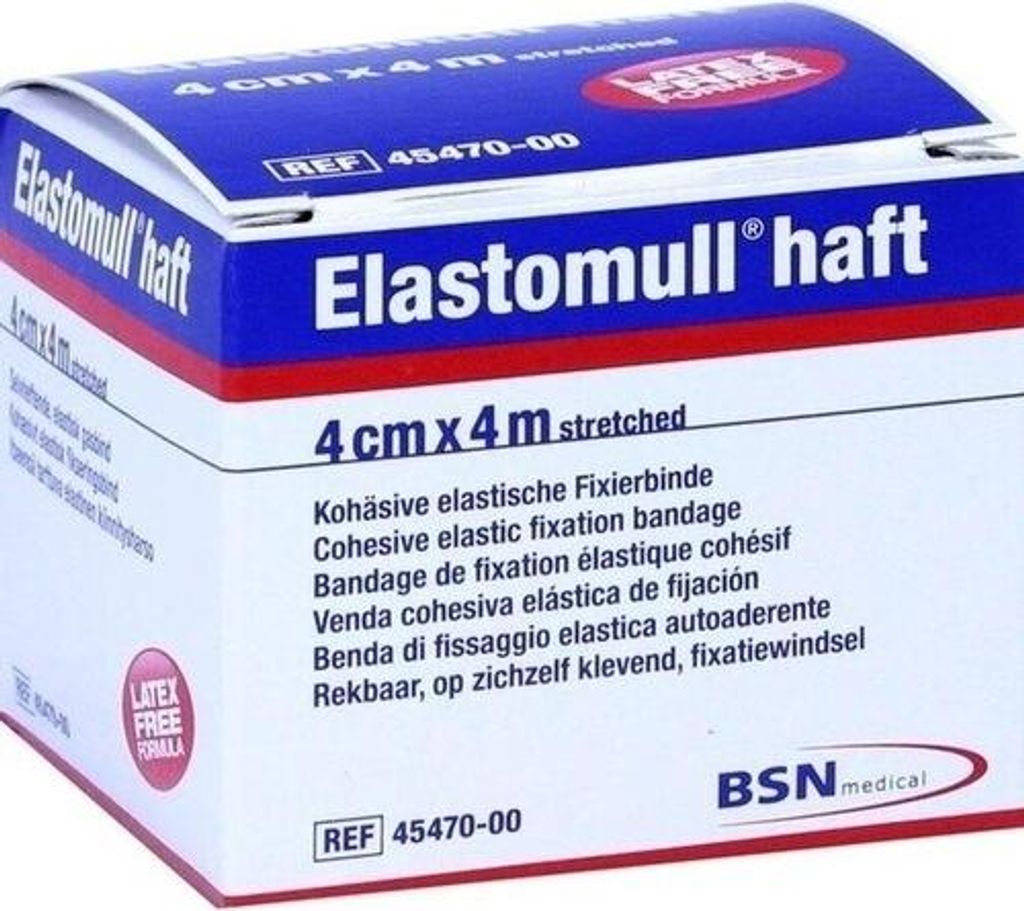 ELASTOMULL haft 4 cmx4 m Fixierbinde