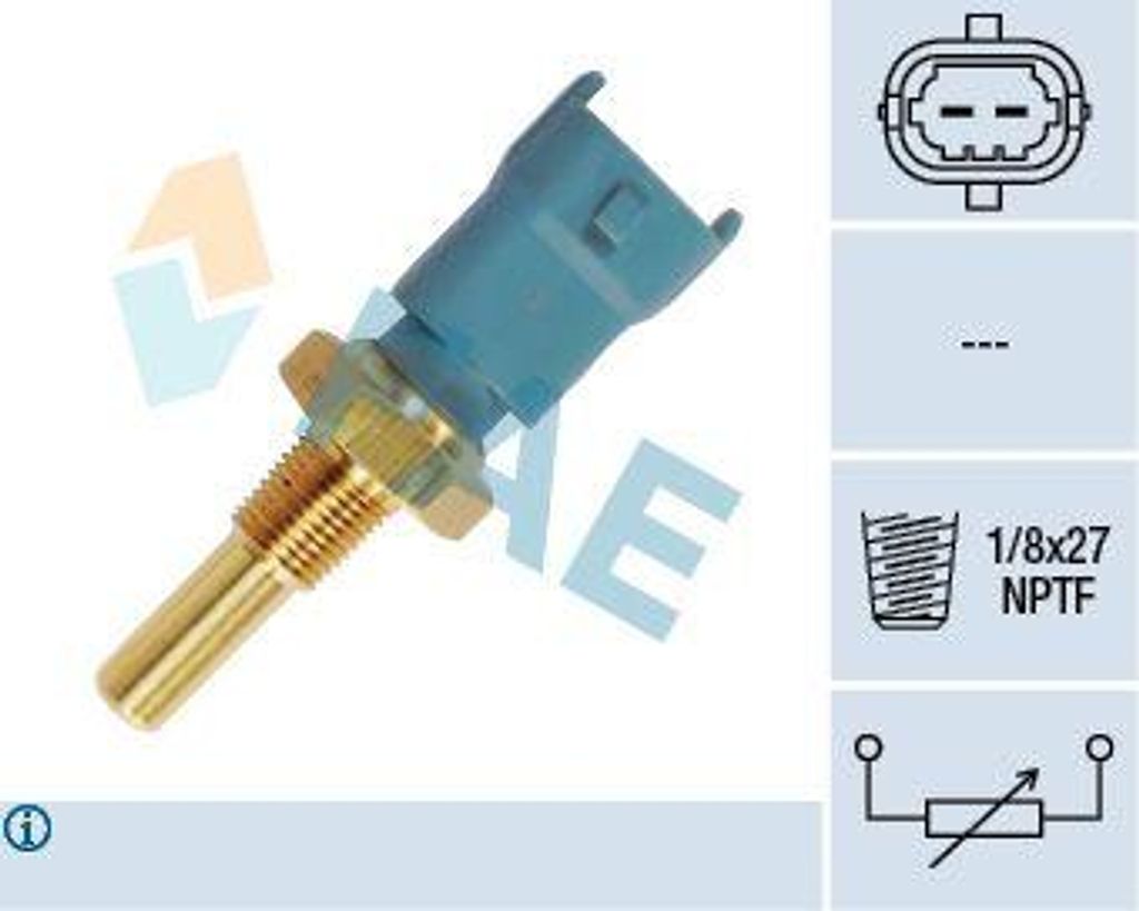 FAE 33690 Kühlmitteltemperatursensor OE 09117449 kompatibel mit Astra G, Astra F
