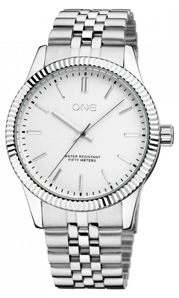 Montre Analogique Homme One Og8292Bs51B - Design Classique et Chic Argenté