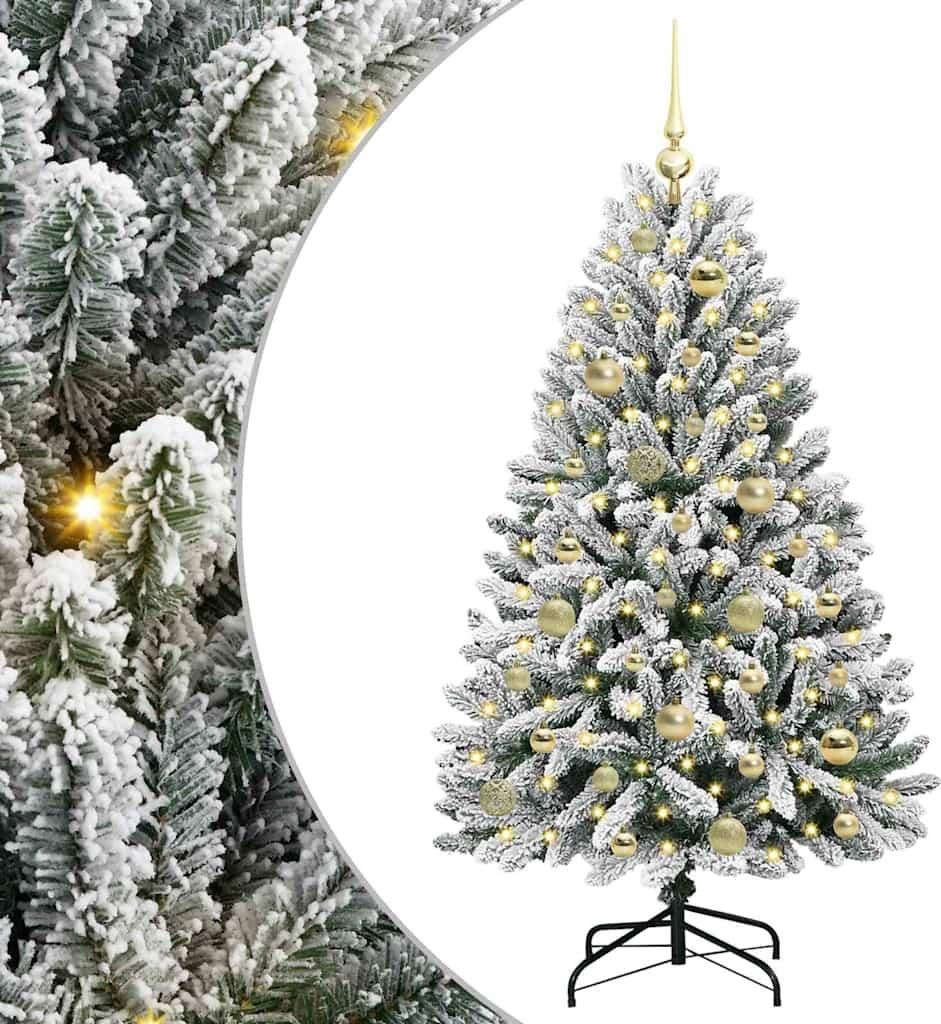 "2026 MODERNE" Künstlicher Weihnachtsbaum - Grün und Weiß 120 cm PVC und Metall - Christbaumschmuck CC7660667