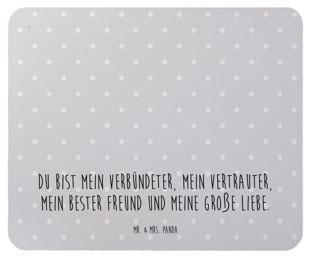 Mr. & Mrs. Panda Mouse Pad Axolotl Freundin - Grau Pastell - Geschenk, laptop mousepad, mausteppich, computer mauspad, Valentinstag, Freund, Paar, ...