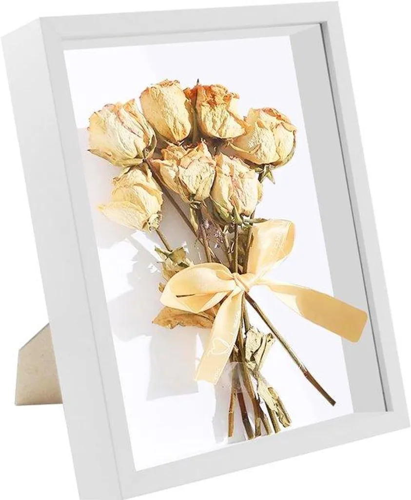 Cadre vitrine 3D pour collection d'objets, format 25,4 cm, noir chic