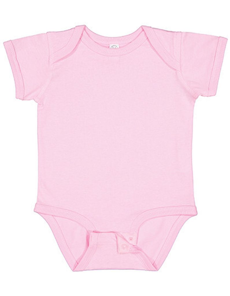 Rabbit Skins Infant Fine Jersey Short Sleeve Bodysuit