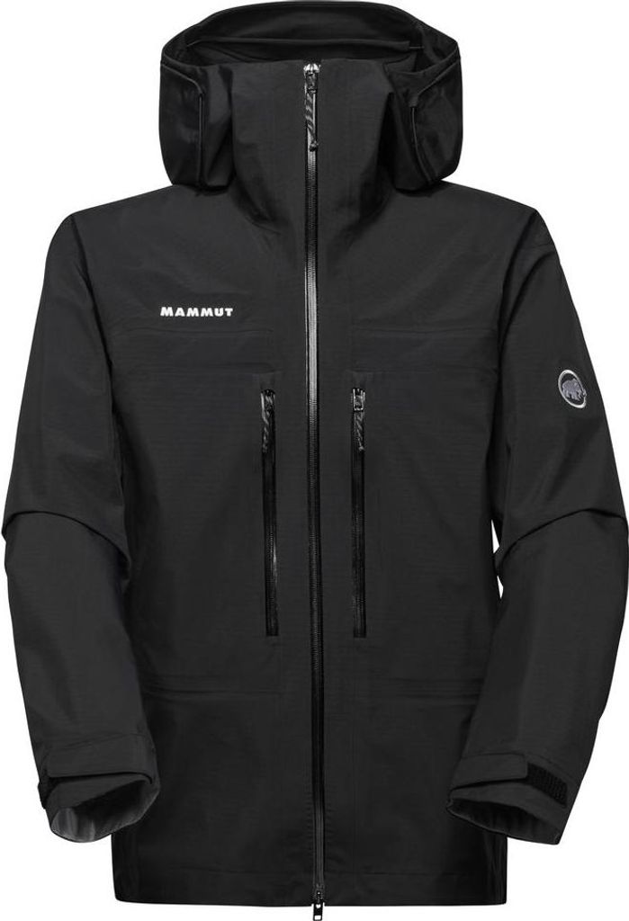 Taiss HS Hooded Jacket Men, Hardshell Jacke Herren - Mammut, Farbe:black, Größe:S