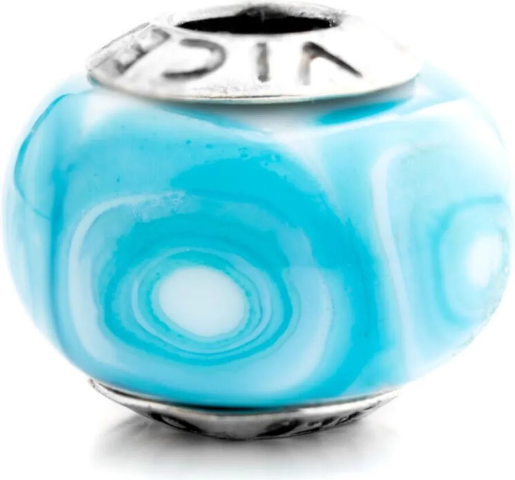 Viceroy VMB0054-03 Orecchini Donna Perla 10mm Blu Notte Argento