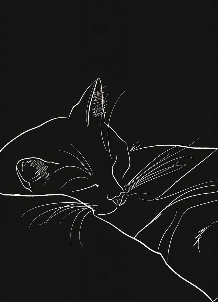 Plakat 20,5x28,4cm Nächtliche Ruhe