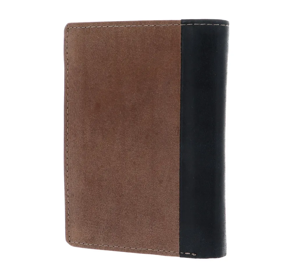 Bruno Banani Oslo Wallet High Pelle Marrone Nero | Portafoglio Uomo - 4