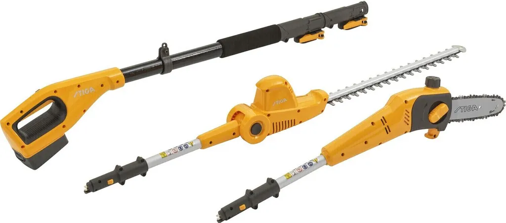 Multitool STIGA MT 100e avec élagueuse, taille-haie et batterie 4Ah