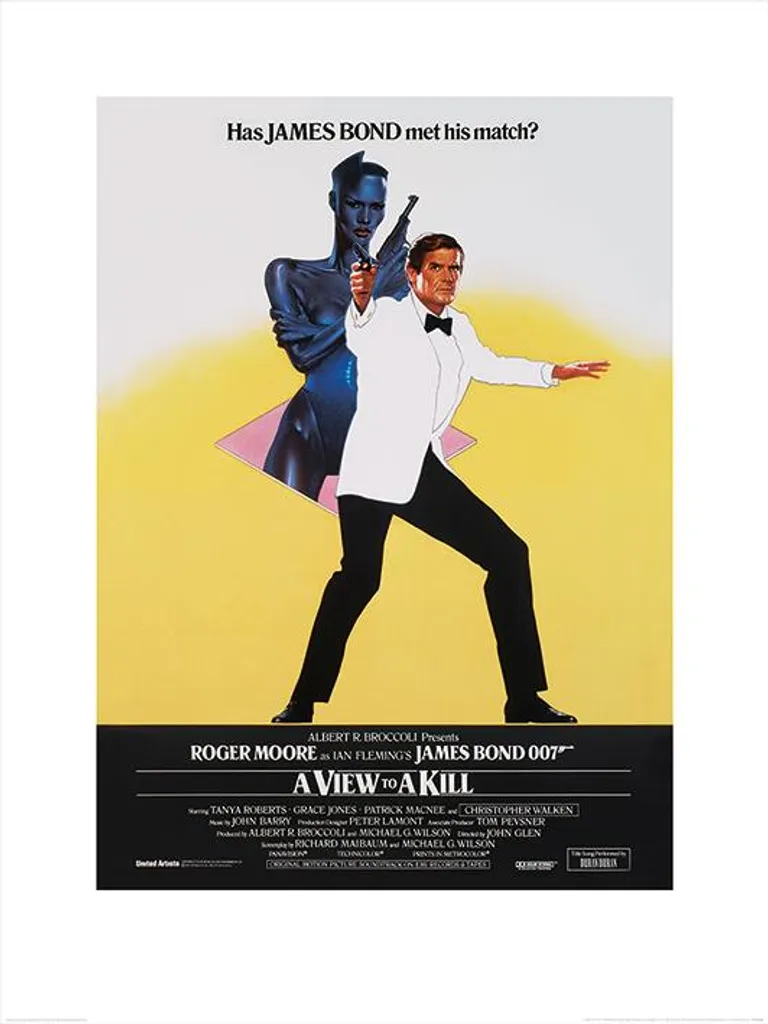 Affiche James Bond A View to a Kill Art Print 60x80cm Poster de Film