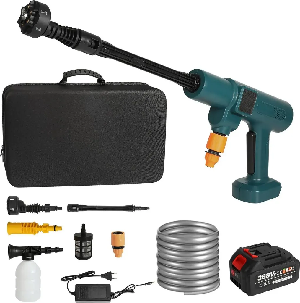 Nettoyeur haute pression avec buse 6 en 1 et moteur Brushless 3500W