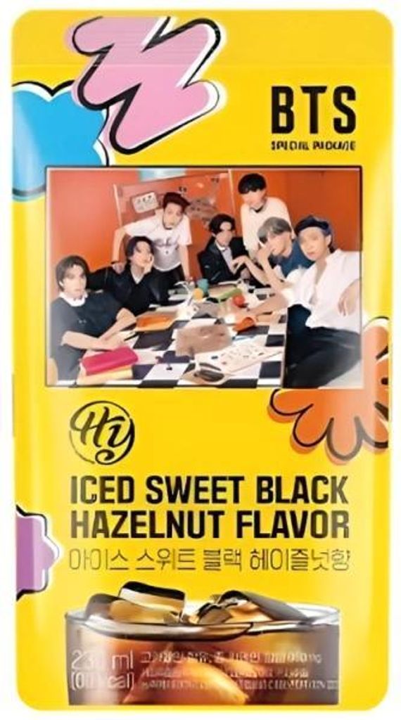 HY BTS Iced Sweet Black Hazelnut Coffee 230ml Produktbild 