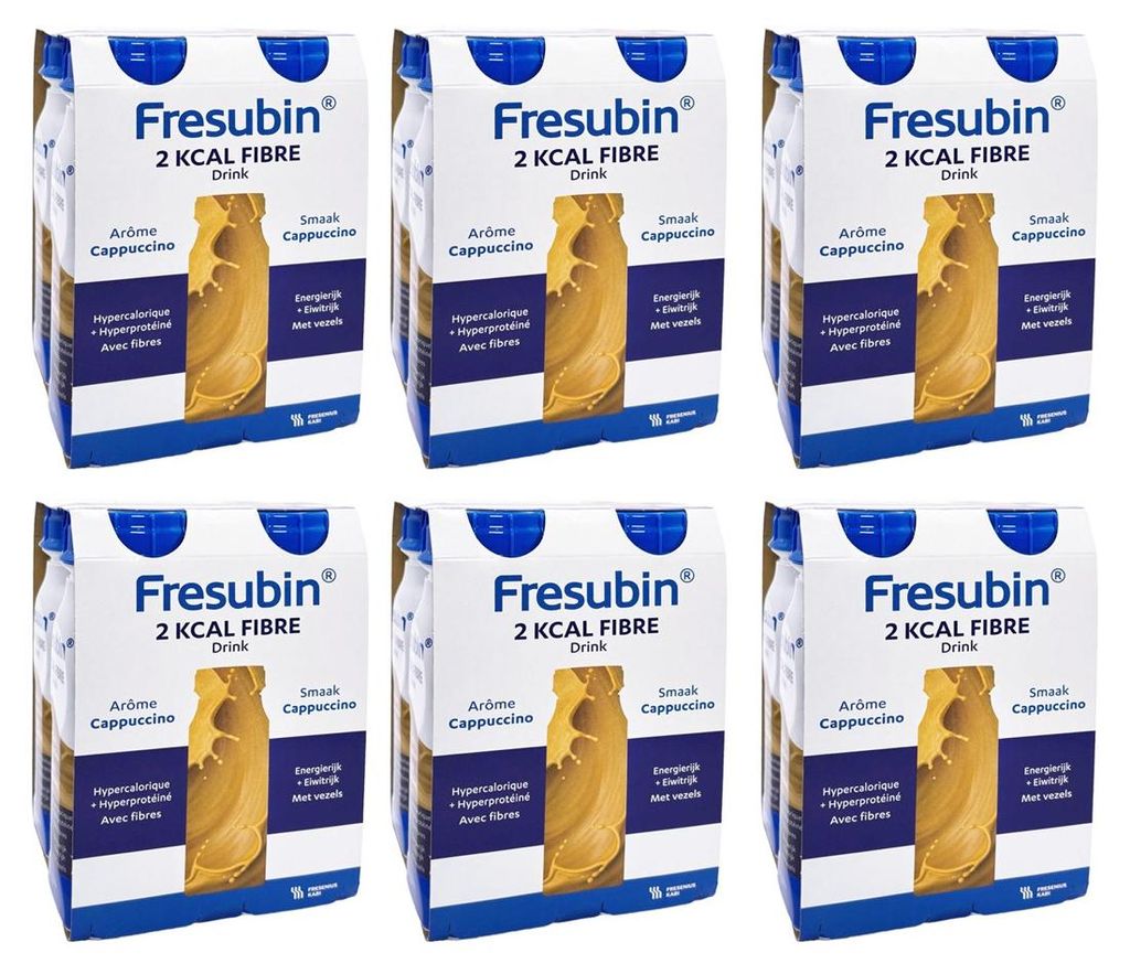 Fresubin 2 KCAL FIBRE Drink Cappuccino 24x200ml Trinkflasche