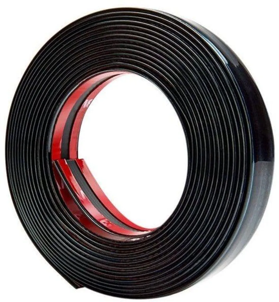 Protection de portière voiture bande noire PVC 30 mm adhésive 5m