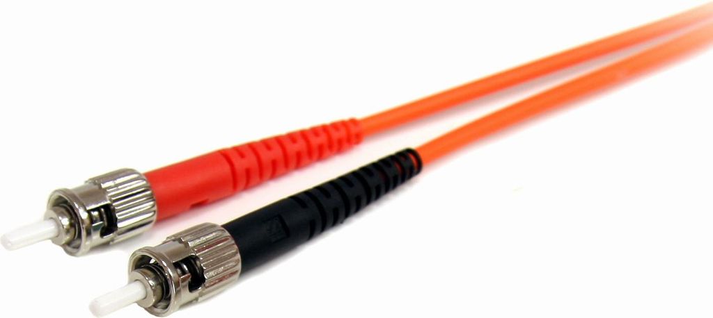 StarTech.com 2m Fiber Optic Cable - Multimode Duplex 62.5/125 - LSZH - LC/ST - OM1 - LC to ST Fiber Patch Cable (FIBLCST2)