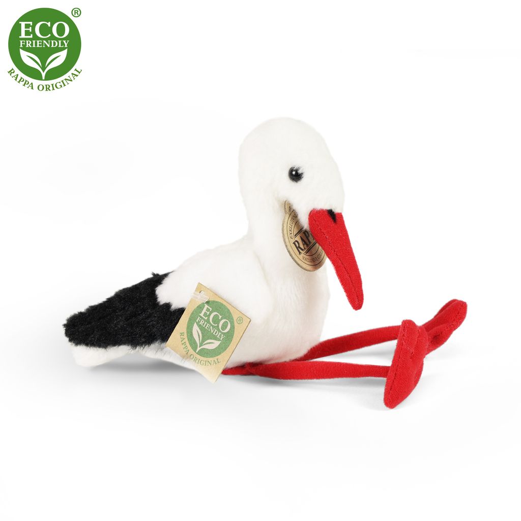 Plüschstorch 14 cm umweltfreundlich