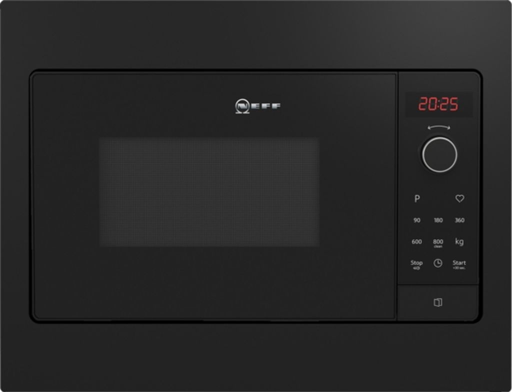 Neff HLAWG25S3 sw EB-Microwelle 800W, 20L, linksanschlag, Produktbild 
