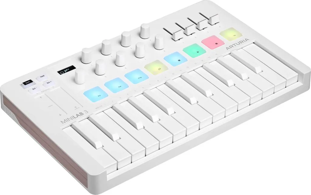 Clavier MIDI USB Arturia MiniLab 3 Blanc 25 Notes pour MAO et Studio - 8