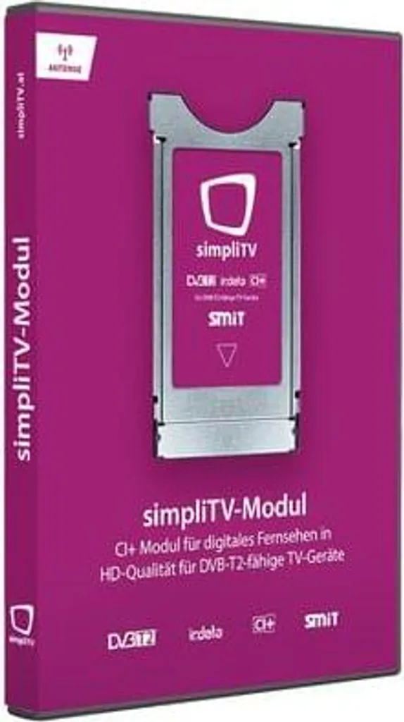 Module de réception antenne DVB-T2 Simpli TV pour supprimer les câbles TV