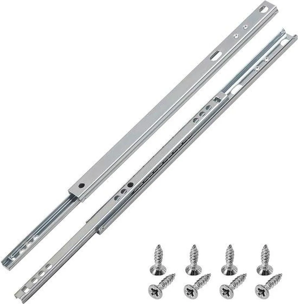 Vérin télescopique 17 mm en acier renforcé pour charges lourdes x2 pcs