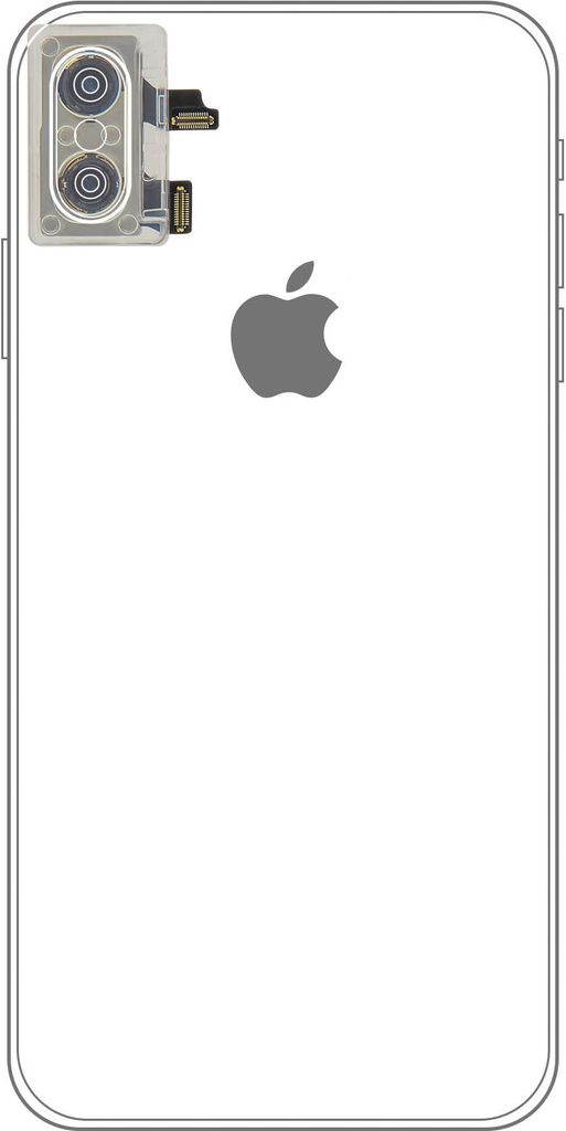 Clappio, Ersatzteil Rückkamera Modul + Flexkabel für Apple Produktbild 