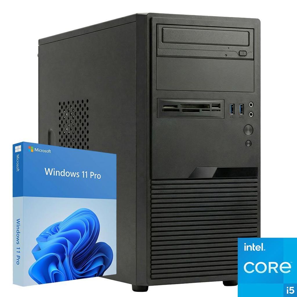 Intel Core i5 - 16 GB DDR4 - 480 GB SSD - WLAN - Bluetooth - CD/DVD - SD/MicroSD - Windows 11 Pro (COMPUGEAR X203-40817)