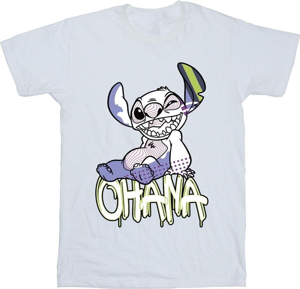 Disney - "Ohana" T-Shirt für Herren BI33506 (XL) (Weiß)