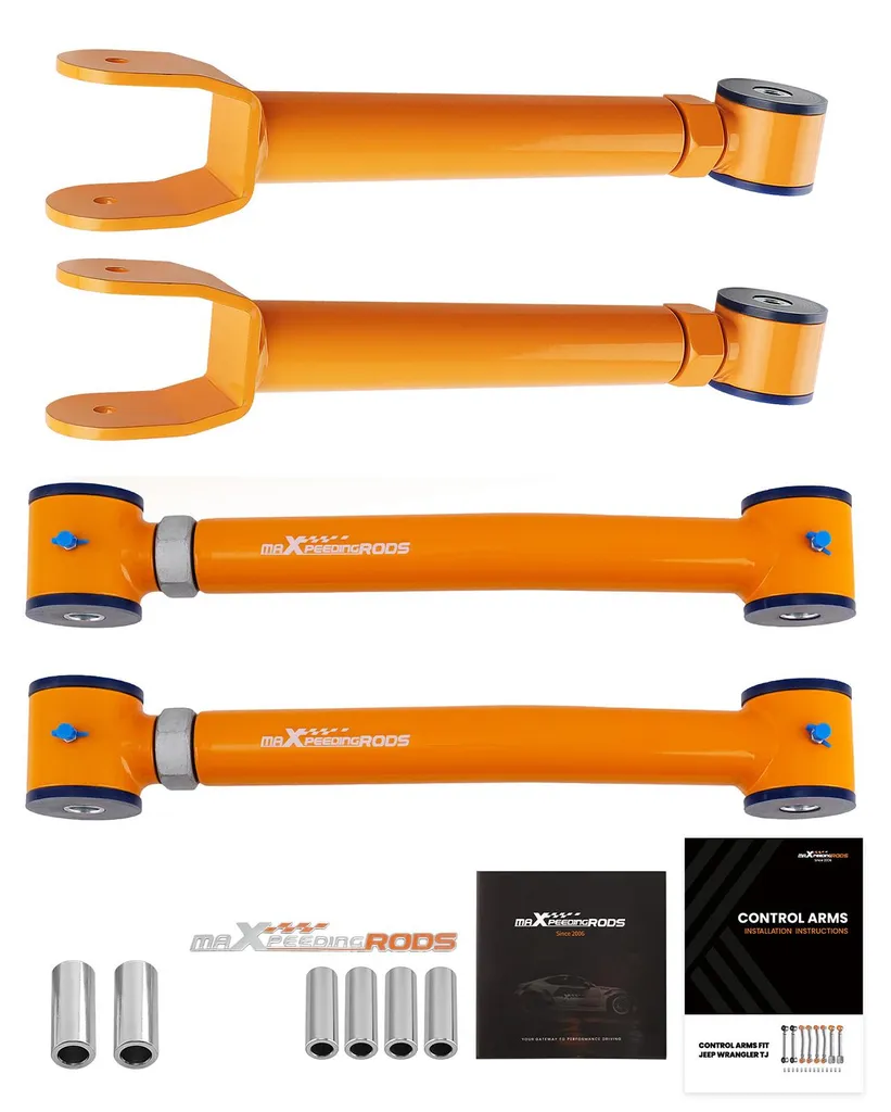 4 Bras de Suspension Avant pour Cherokee XJ 1984-2001 et Wrangler TJ