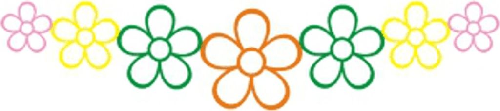 Fenster- und Car-Tattoo Flowerpower bunt 110 x 530 mm