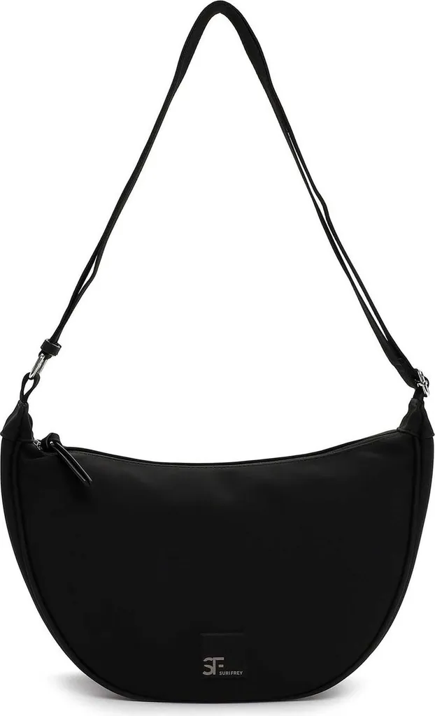 Sac à épaule bandoulière noir brillant - Petit sac à main femme moderne