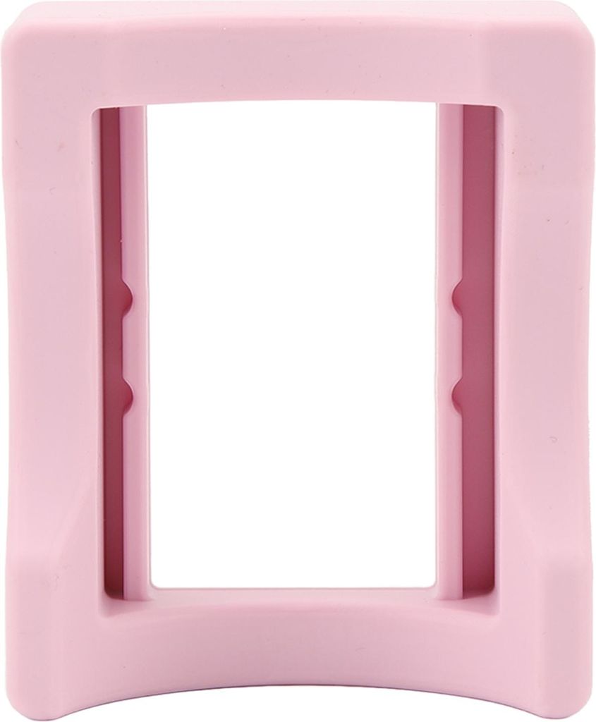 Non -Slip -Silikonbecher -Wiegenhalter mit eingebauter Schlitz für Flaschenverschluss -Dekoration Pink