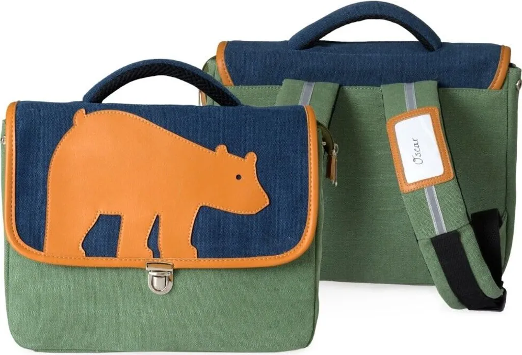 Petit sac à dos en osier forme ourson pour la maternelle Egmont Toys