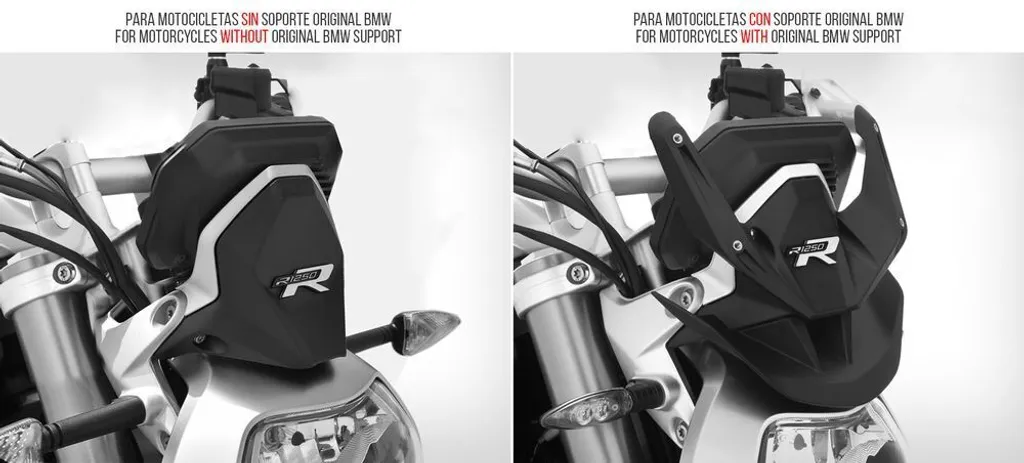 Bulle Sport Puig 3623F BMW R1250R - Pare-brise Moto Teinté Haute Qualité