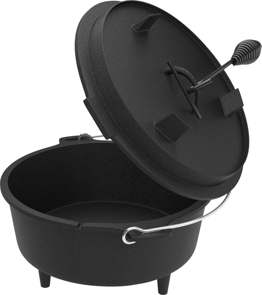 broil-master® Dutch Oven - 7 Liter, Set, mit Füßen, Produktbild 8