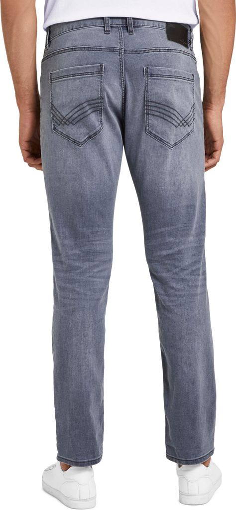 TOM TAILOR Herren Jeans Comfort Straight Fit - Bequemer Stretch-Denim, 5-Pocket, Mittlere Bundhöhe