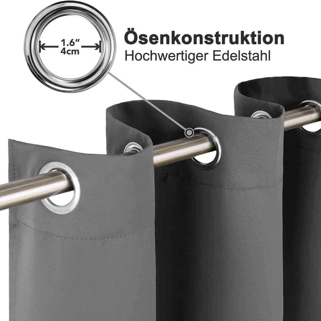 Erstaunlich Verdunkelungsvorhang 2er Pack Gnstig Bilder