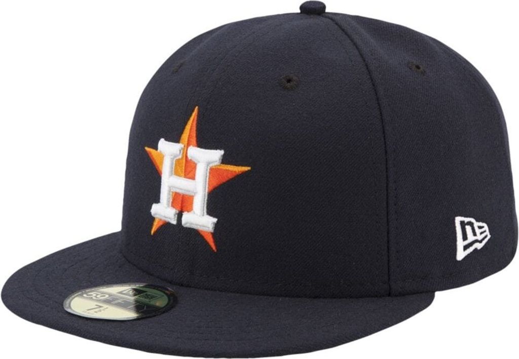 New Era Houston Astros AC Performance Home 59fifty Fitted Cap MLB Authentics(6 7I8 - 54,9cm,Navy)
