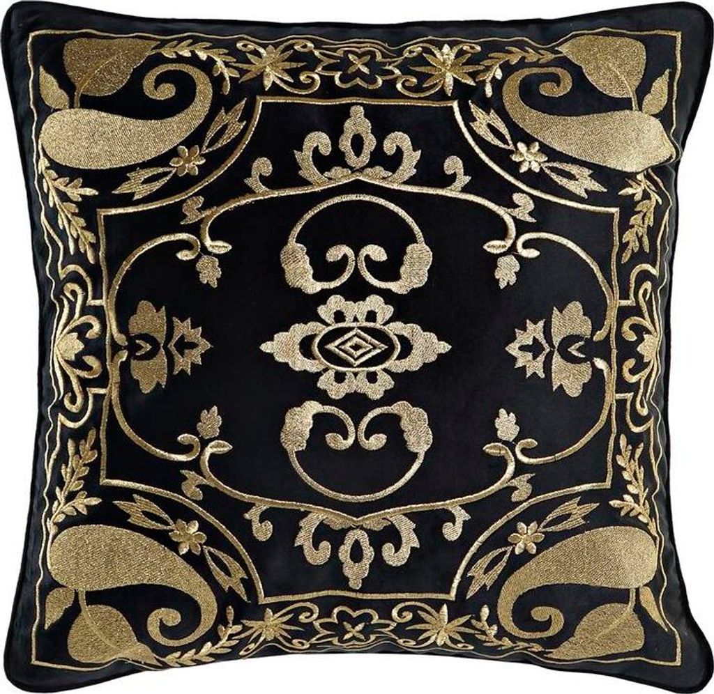 Kissen DKD Home Decor Schwarz Gold 45 x 10 x 45 cm Araber