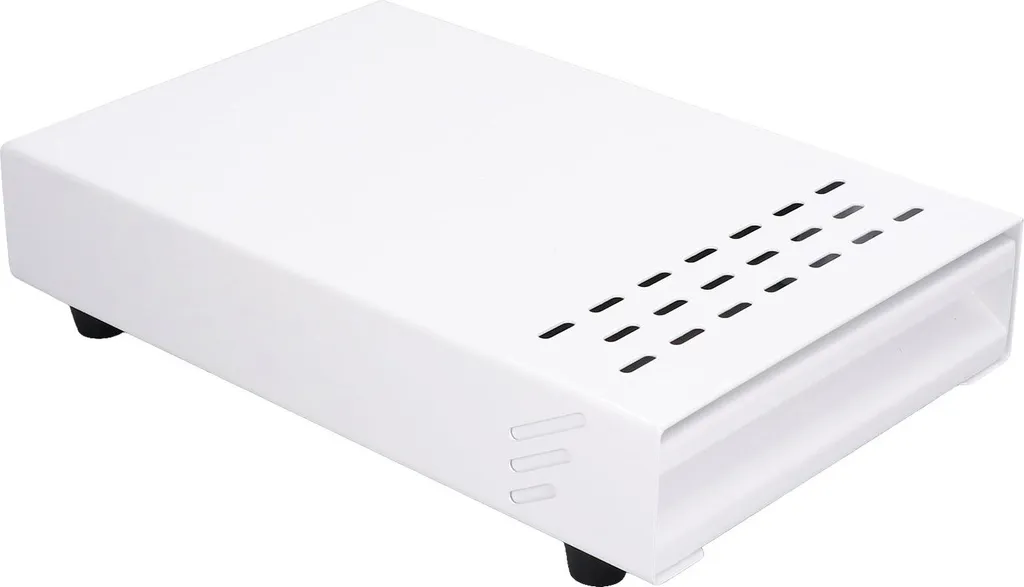 Solution de Rangement Marc de Café Tiroir Inox Blanc pour Barista Pro