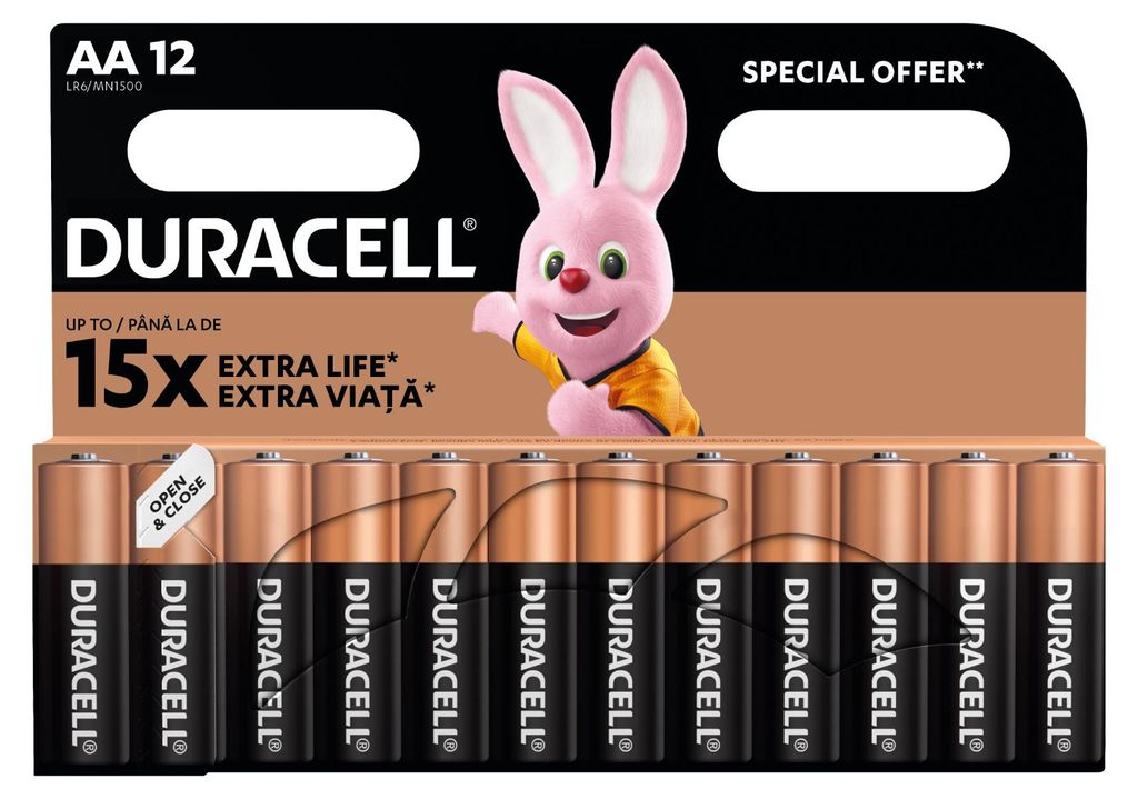 Duracell 5000394203334 Pile ménagère jetable AA alcaline Image du produit 