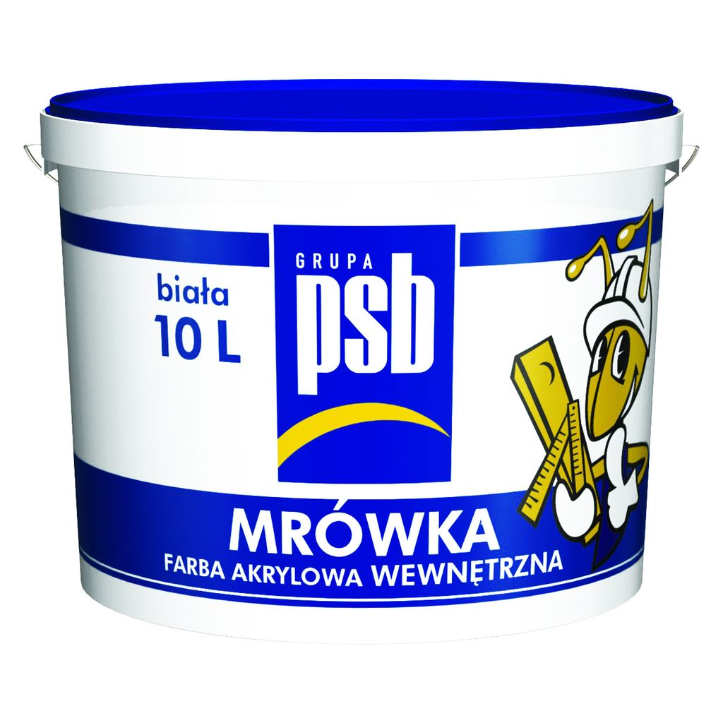 Acrylfarbe für Wände und Decken PSB 10L weiß Produktbild 2