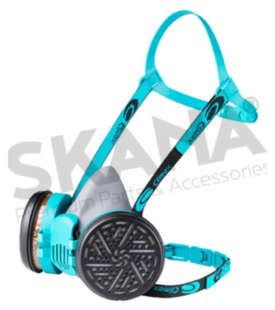 Demi-masque Sans Odeur TPE Hypoallergénique avec Filtre ABEK1P3 Inclus
