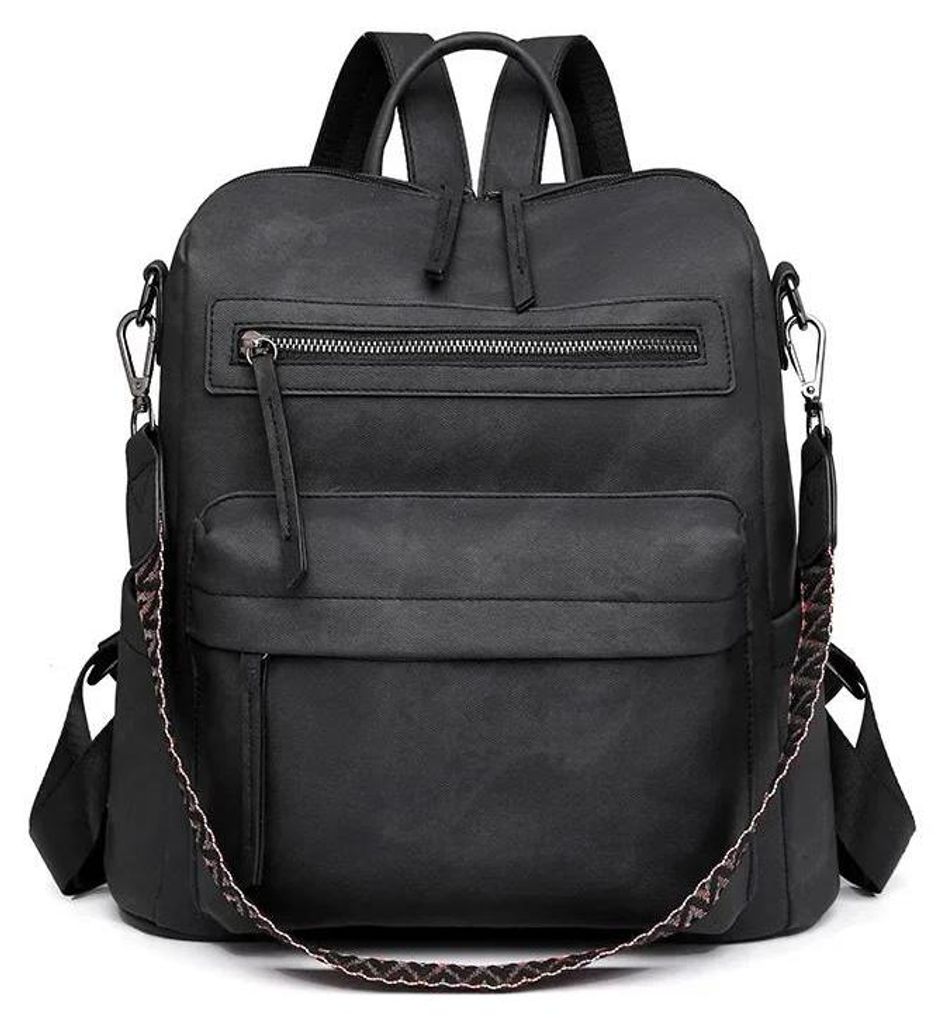 Sac à dos, conception anti-vol, grande capacité, noir Image du produit 