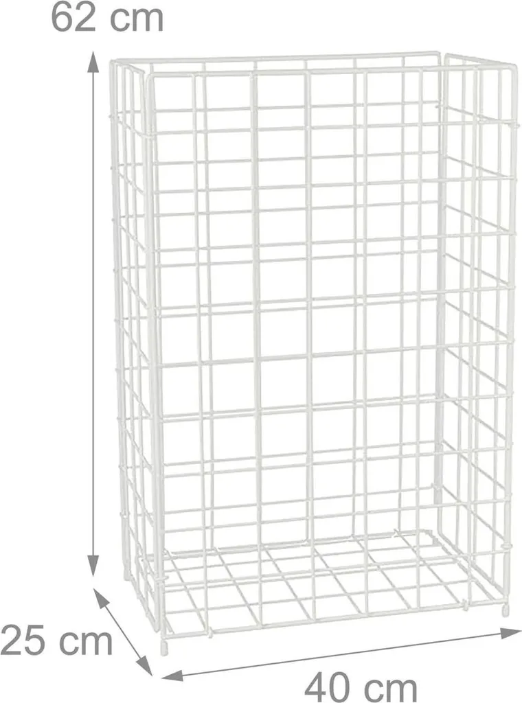 Corbeille maille métal 60L - Poubelle anti-odeur pour bureau pro - 3
