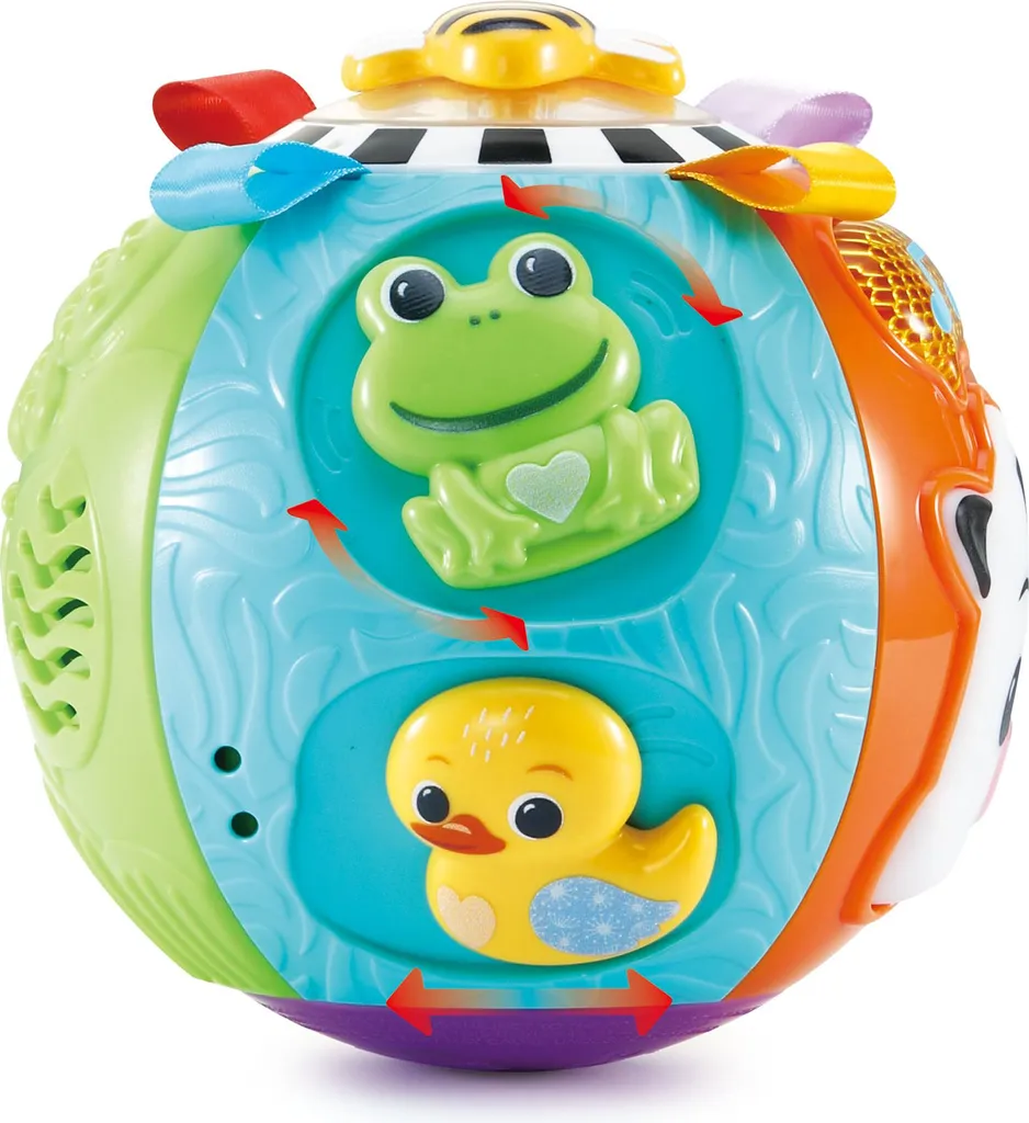 Jouet bébé interactif VTech Baby : ballon lavable et sécurisé 6-36 mois
