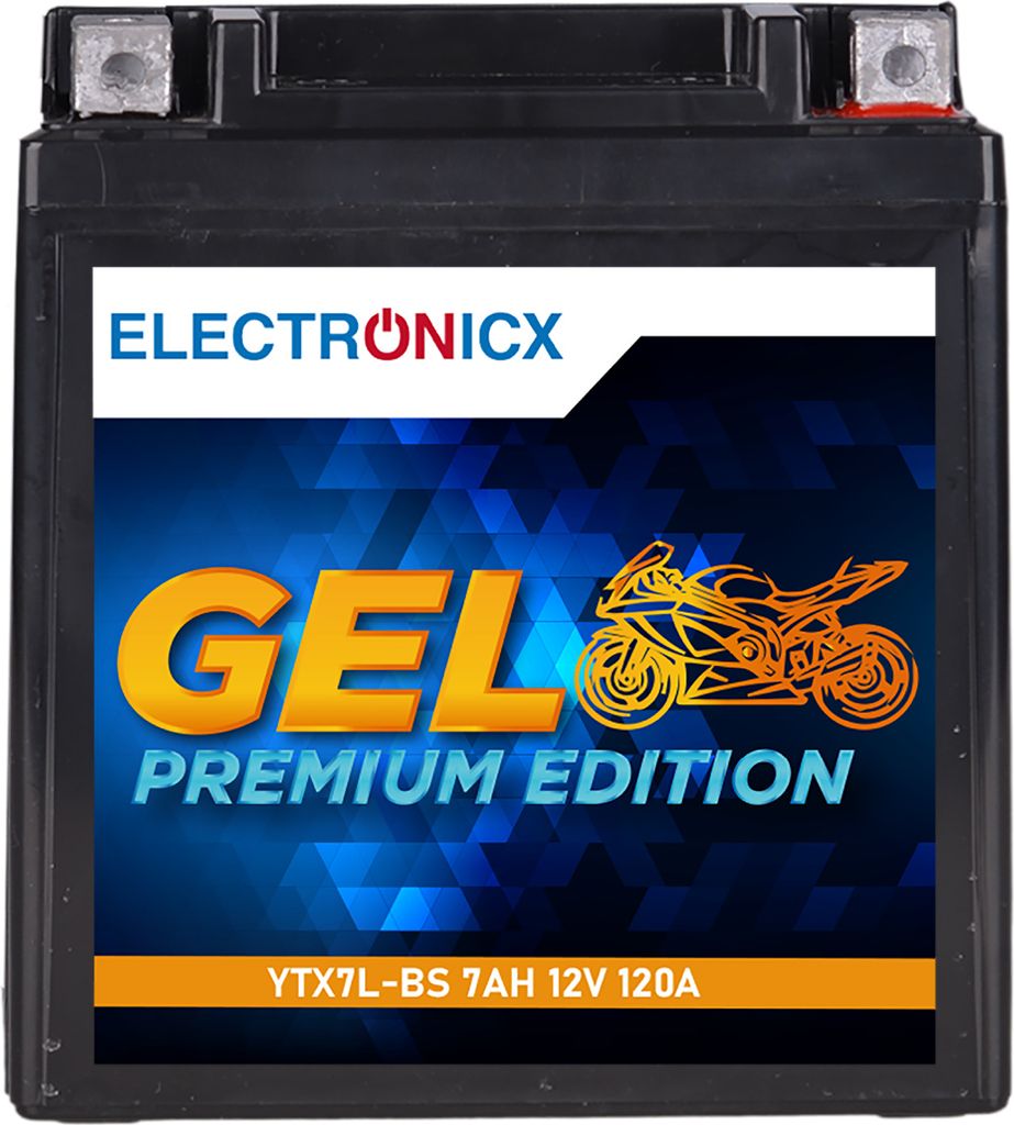 Electronicx Extreme Edition GEL Motorradbatterie 7Ah 12V ▶ Produktbild 