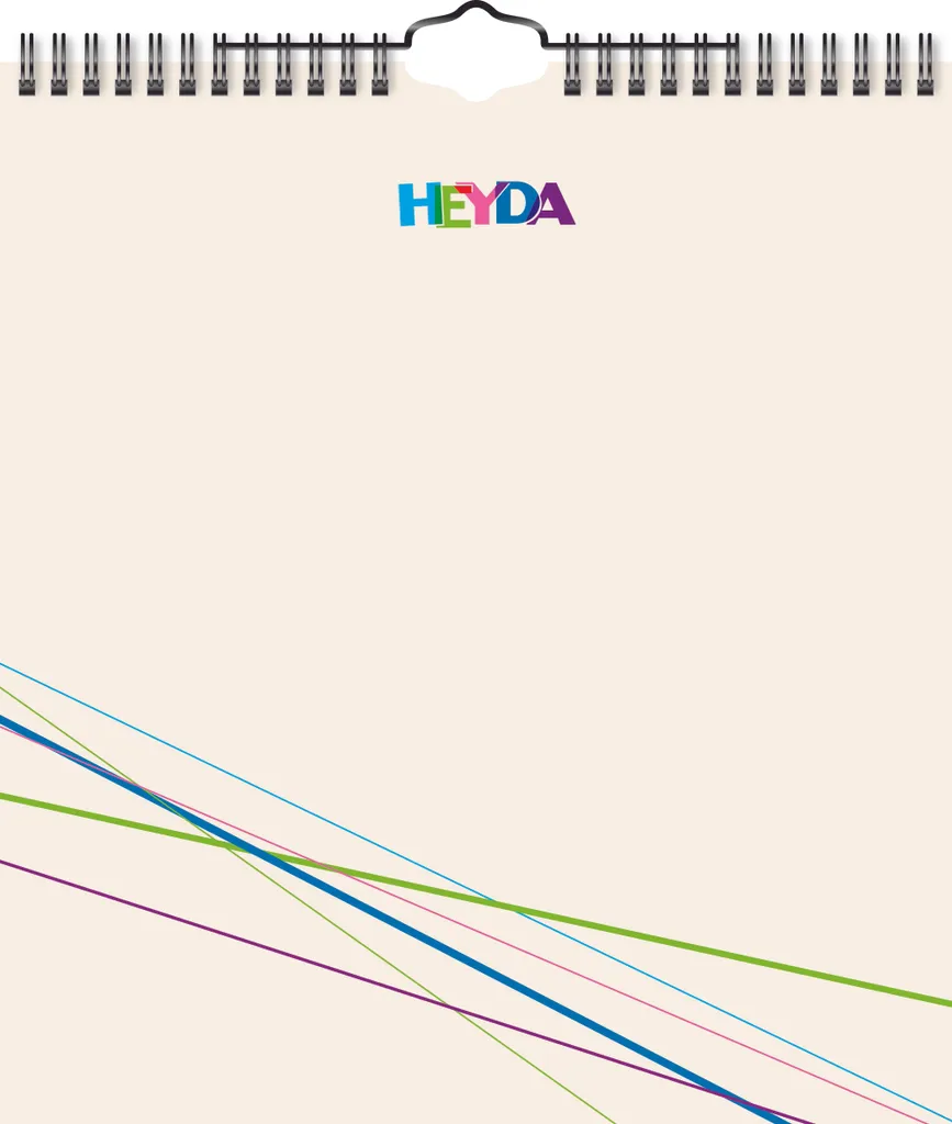 Calendrier DIY Heyda Beige : Organiseur Durable et Personnalisable